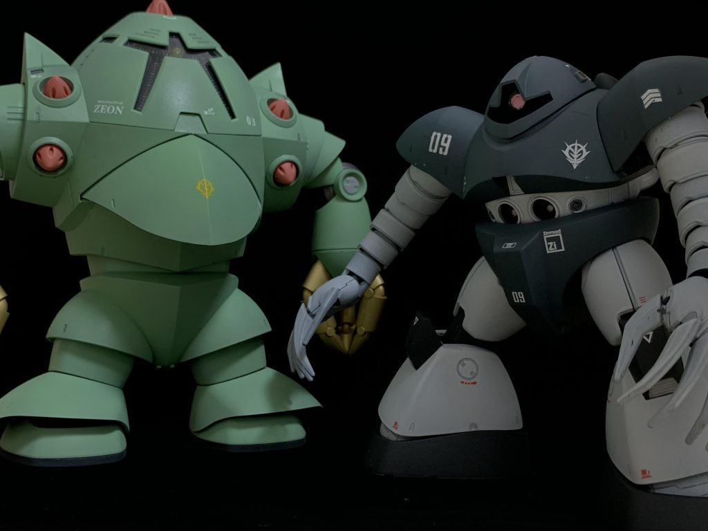 以前製作したゾックと。