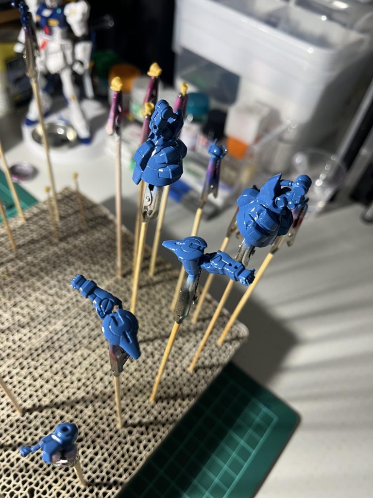 エアブラシ塗装は綺麗ですな😎