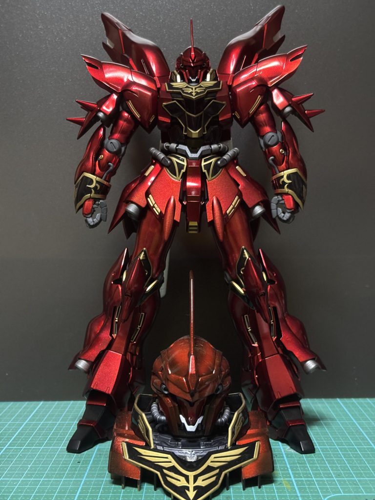 最後に以前作成したヘッドディスプレイと☺️いつかこいつにブッ刺してポージングさせてみようかと思います👍