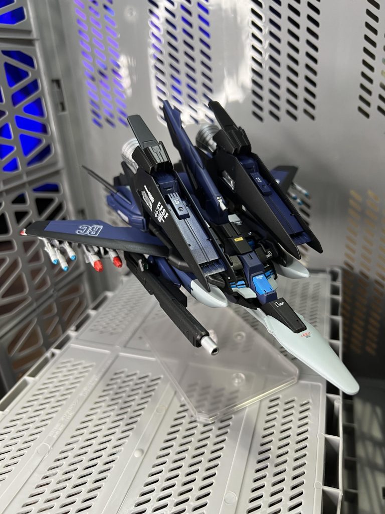 というわけで先日作成したムラサメ改をアップデートしました。バルキリーのスーパーパックみたいなの目指して上手な方々のマネしました💦