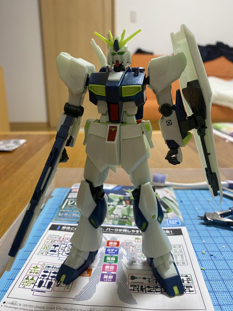 EG νガンダム　サイコフレーム発光ver–8枚目/制作者：ichamun