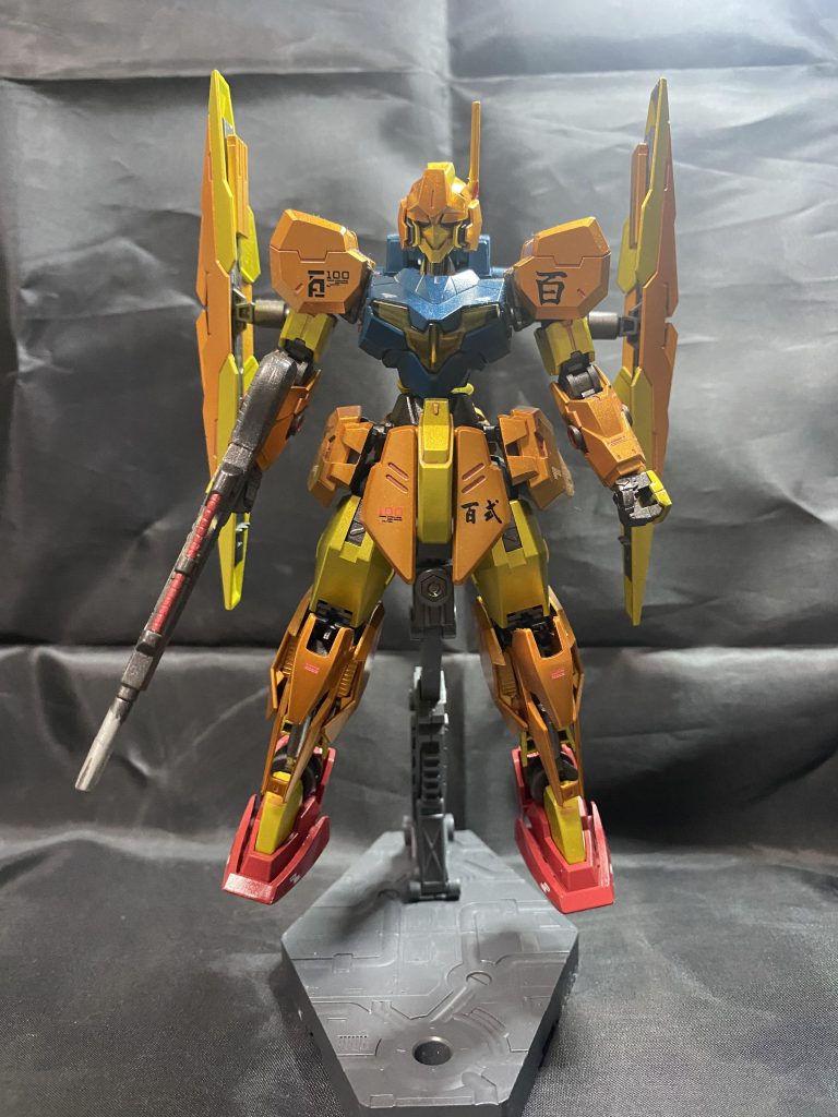 ガンヴォルヴァを百式にしたい欲から製作しました。