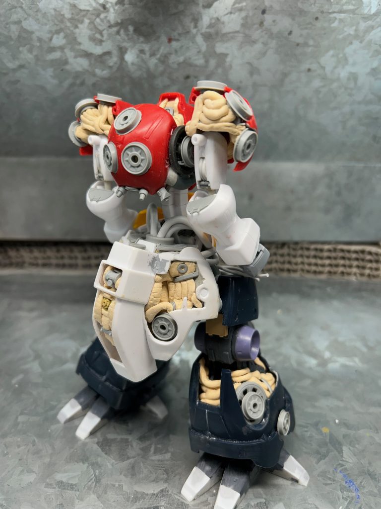 キモい内部コード類はエポパテで制作しました(・∀・)ニヤニヤ