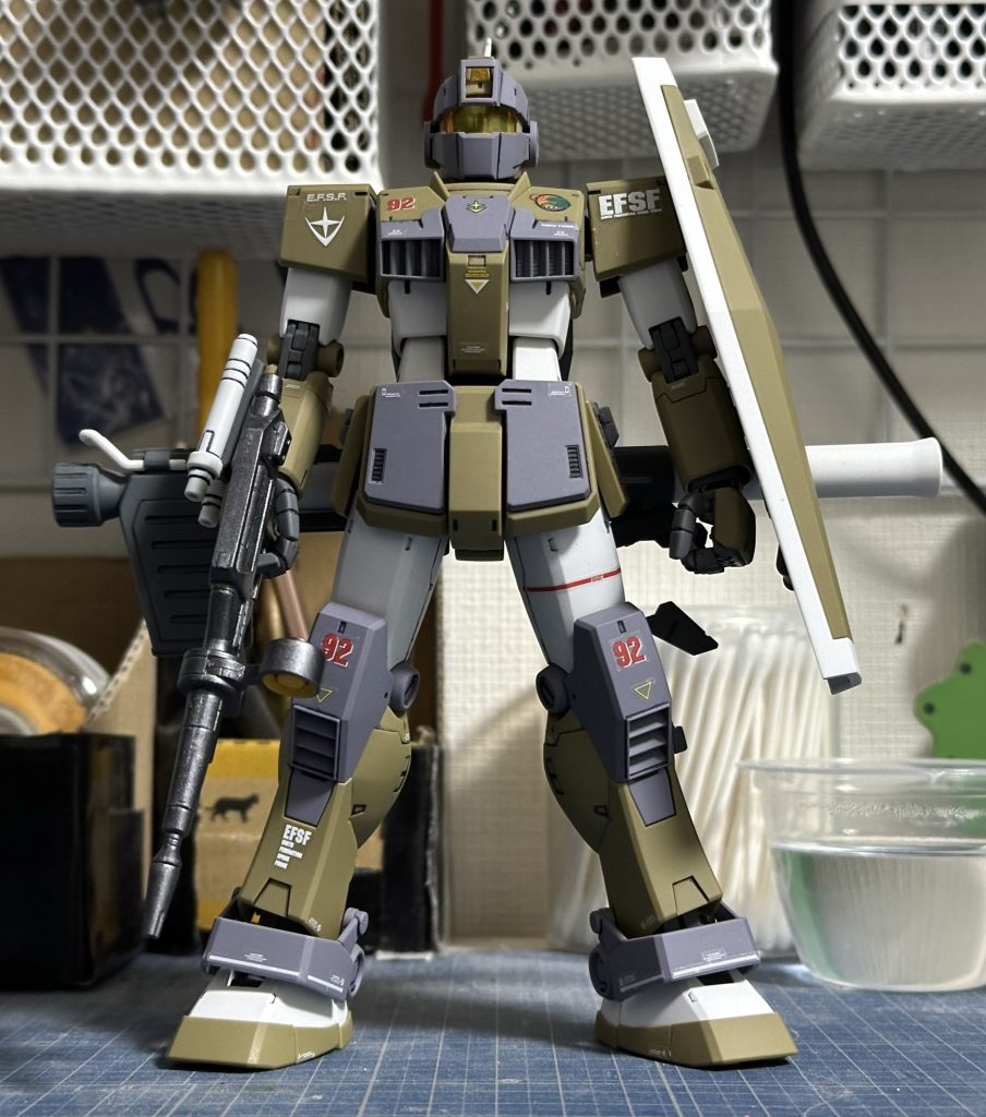 フロント正面(ＸＢＲ-８７ビームライフル装備)。