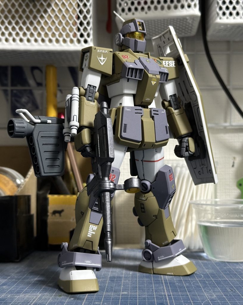 フロント右側(ＸＢＲ-８７ビームライフル装備)。