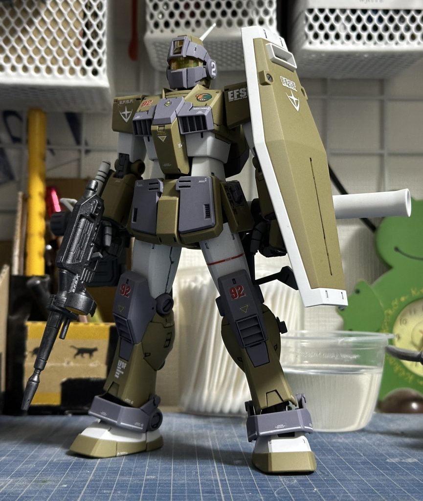 フロント左側(ＸＢＲ-８７ビームライフル装備)。