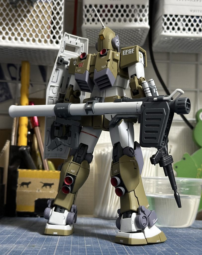 バックショット(ＸＢＲ-８７ビームライフル装備)。