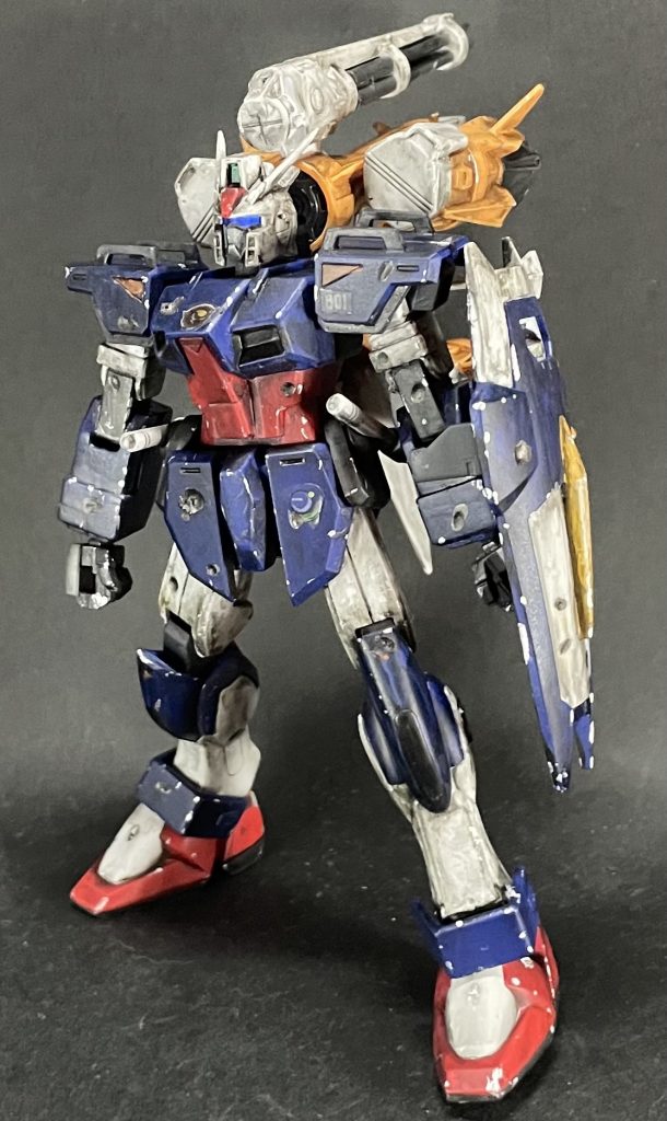 素立ちの状態！今回はデカールをあまり貼らず、いつもより汚しを多めにしました😁