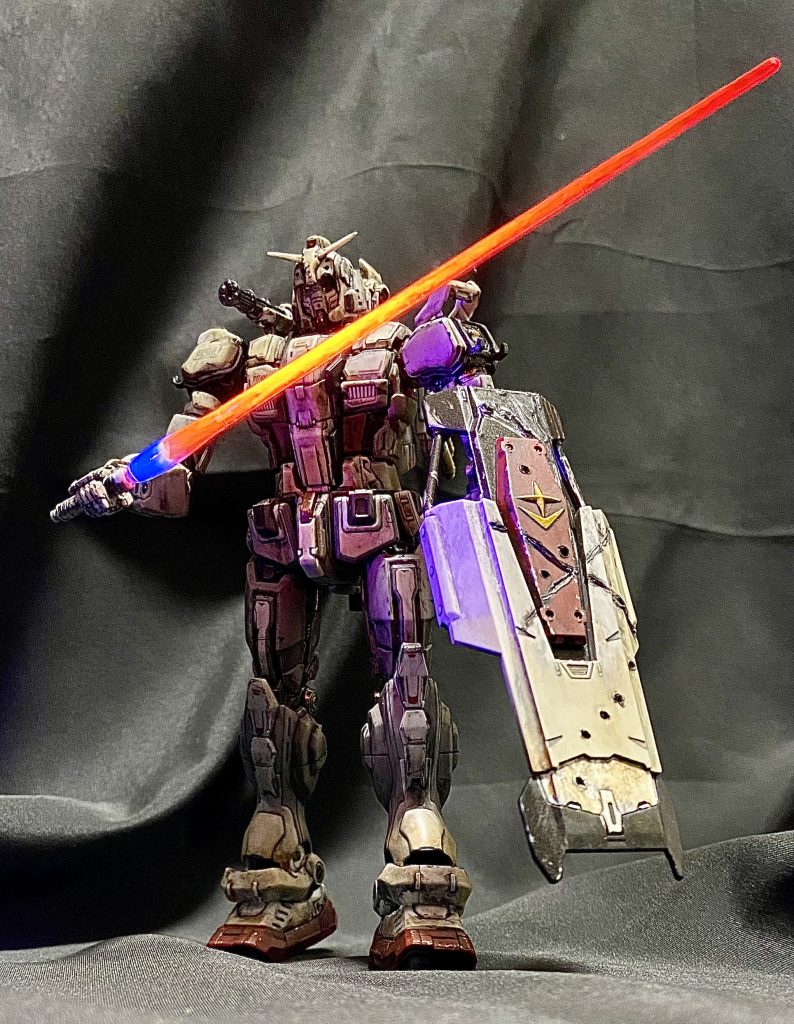 ビームサーベル塗り分けがあまり上手く行きませんでした😅