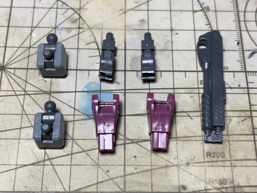 下腕部は後ハメ加工もしてます。