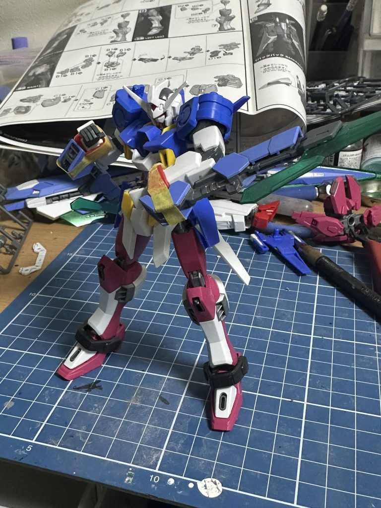 インジャの足に変えた頃。腰も丸ごと変える予定だったのですがAGEっぽくなくなりすぎたので却下しました。