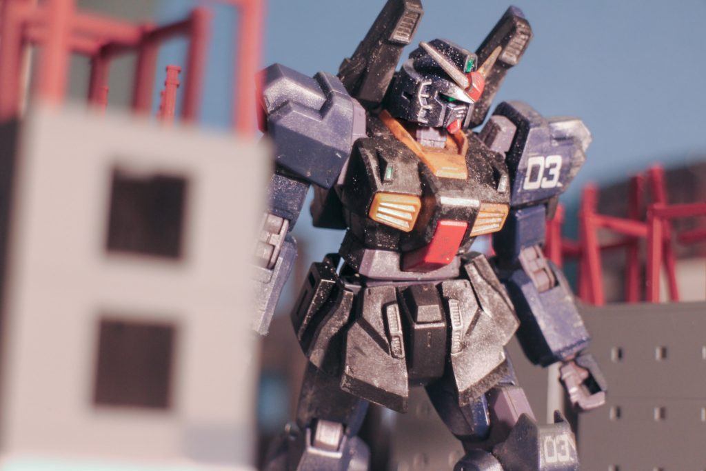 黒い『ガンダム』–2枚目/制作者：みそ初段