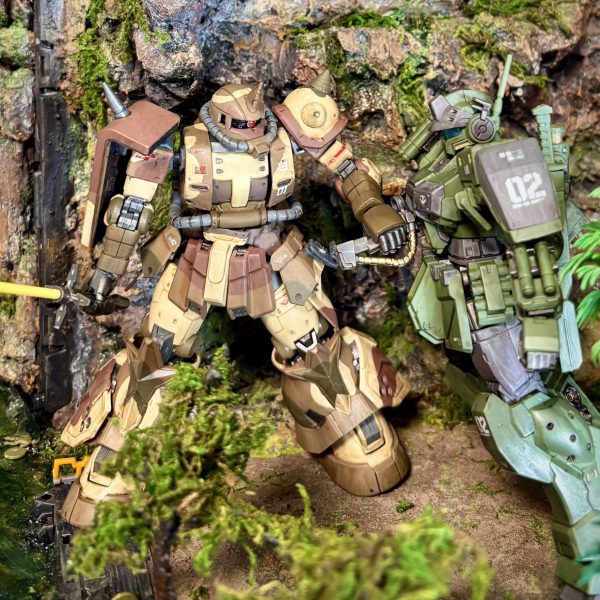 高機動型ザク地上用　アブラニンニクカラメでｵﾈｼｬｽ