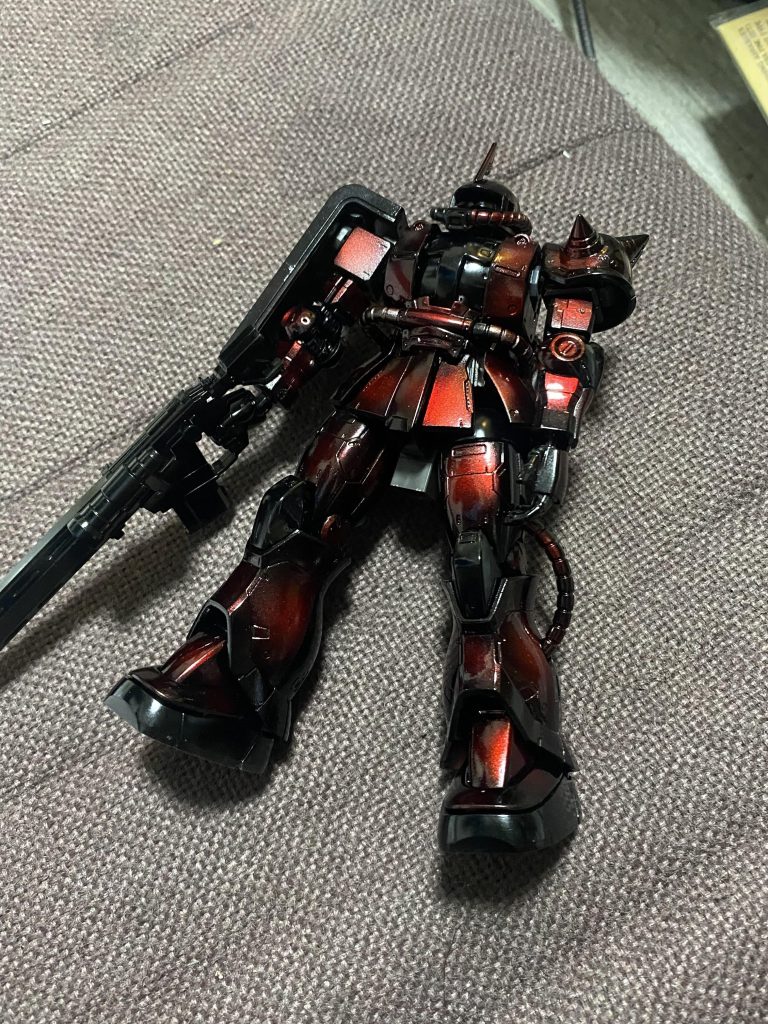 私の積みプラも残りザクIIとイフリートシュナイドの２つとなりましたので、次はイフリートシュナイド作ろうかと思っています！ご覧いただきありがとうございました。