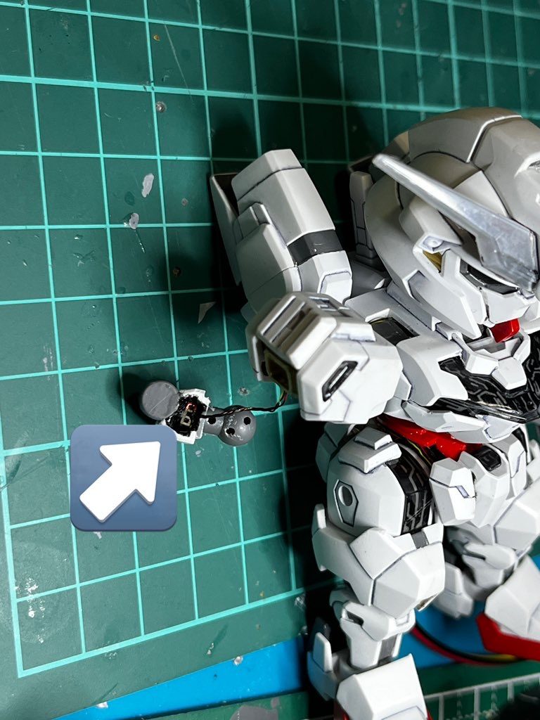 バリアブルロッドライフルは後で作成する予定なので、接続用のコネクタを付けてあります。