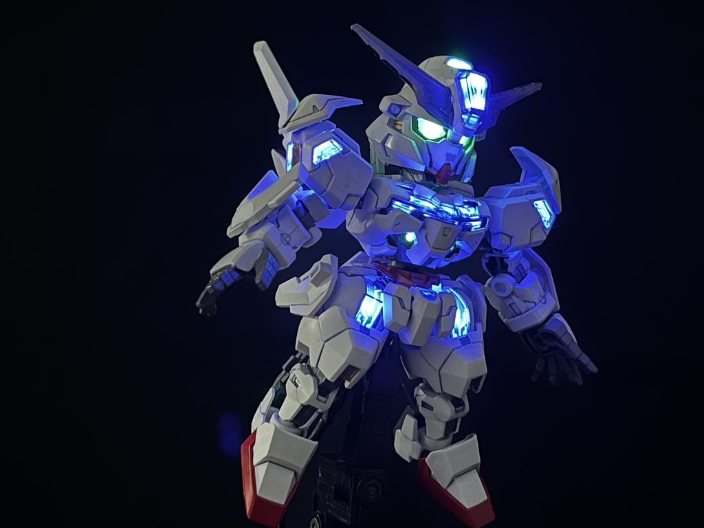 フルカラーLEDを使用しているので色々なスコアに設定できます。スコア6