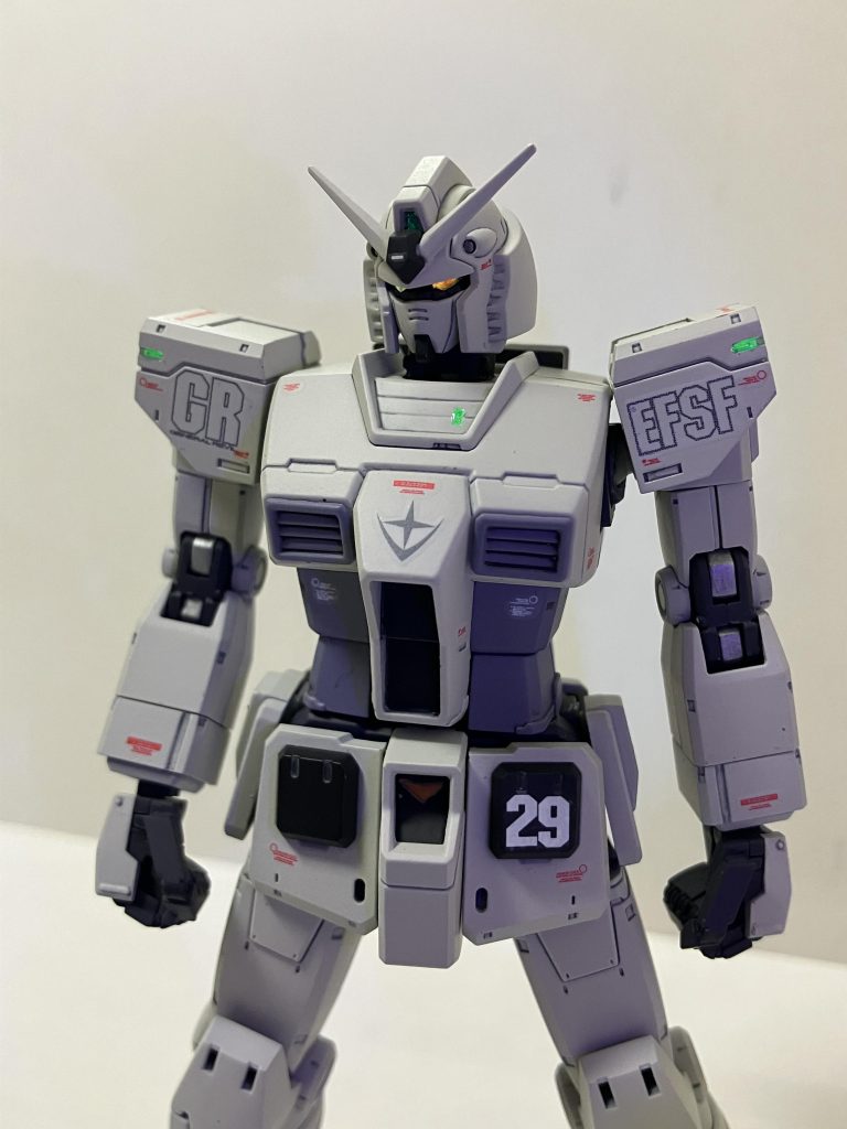 アーマー装着後は塗装剥げが怖いので、この姿は見納めです💦