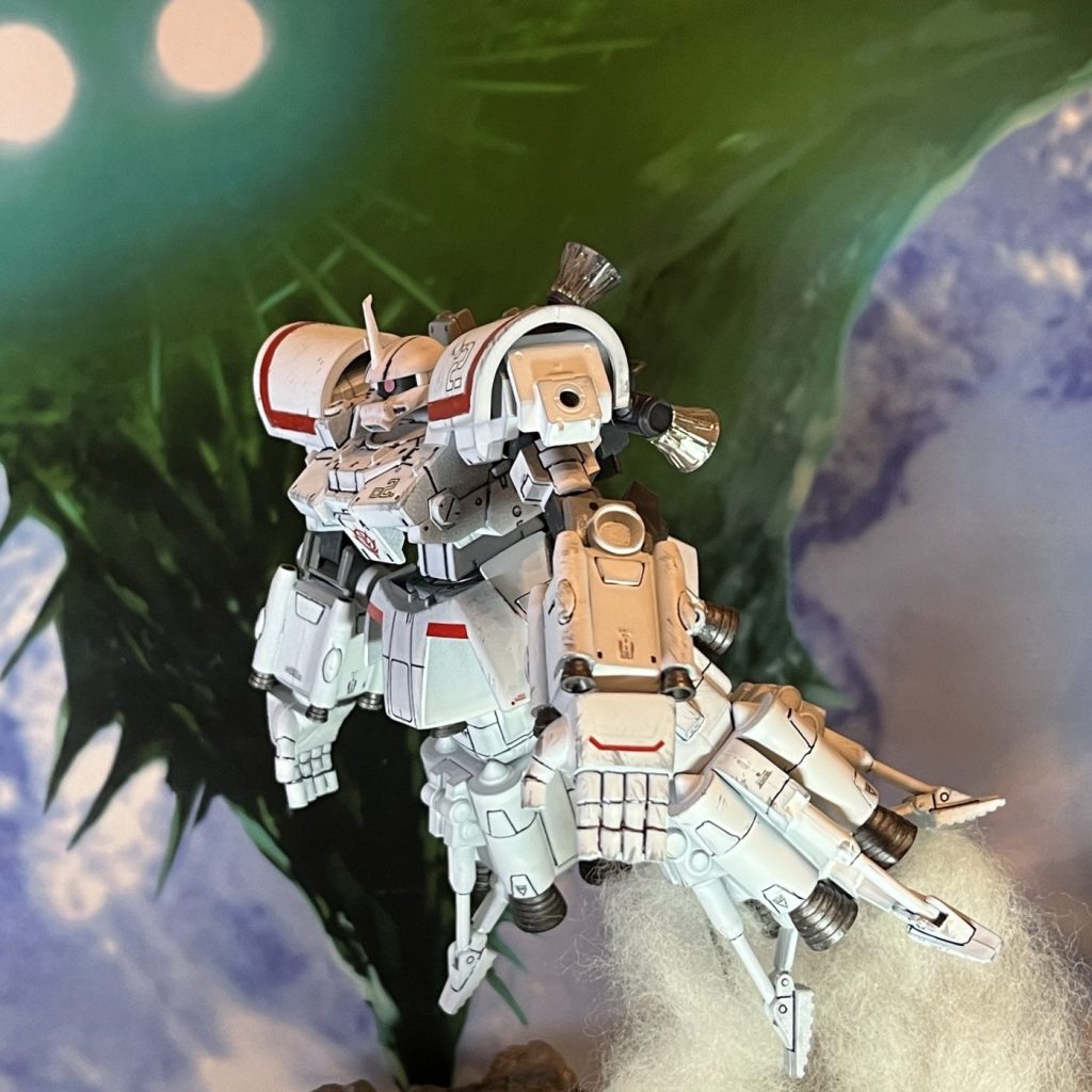 ガンプラ　1/144 ザクZ サイコミュ試験用　ミキシング　全塗装作品 1/144サイコミュ試験用ザク完成 | ジオン驚異のメカニズム