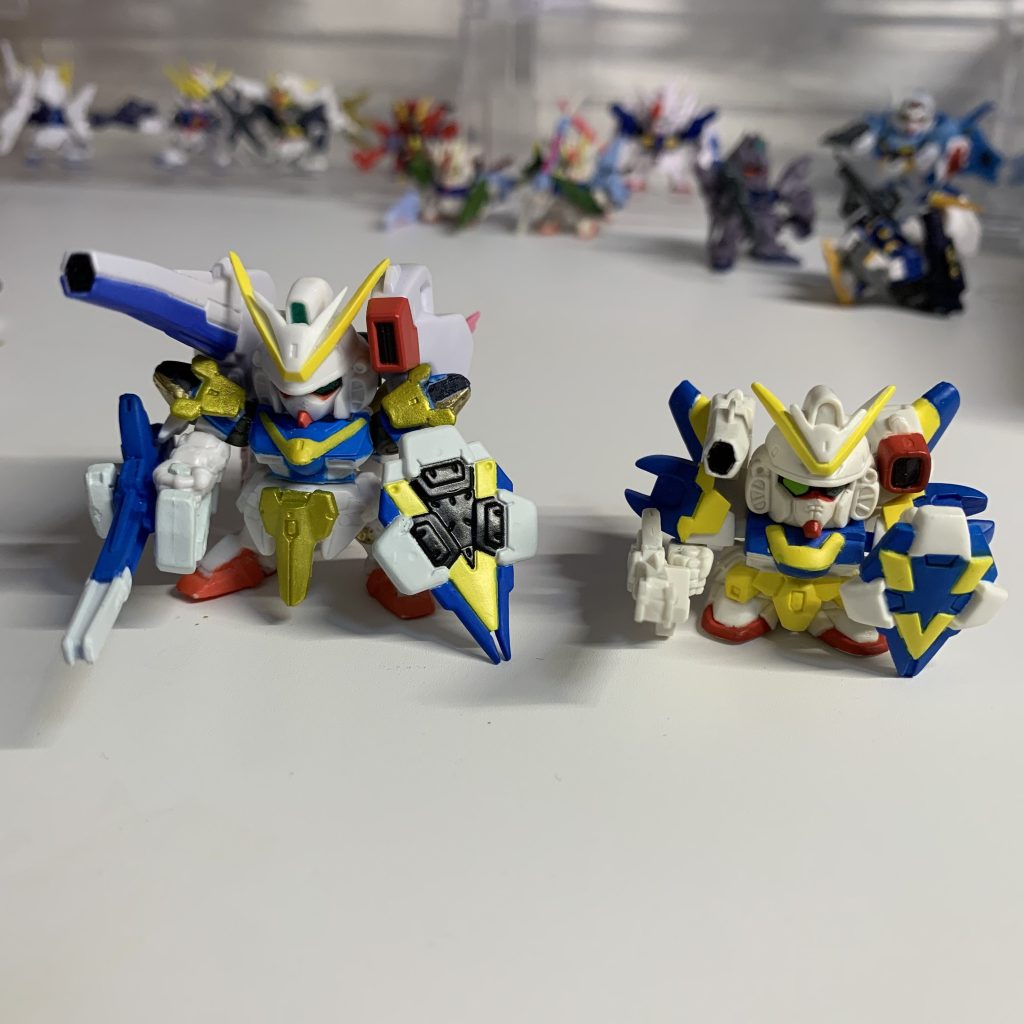 フルカラーステージと並べてみましたちっちゃいのにしっかり再現できてるなぁ