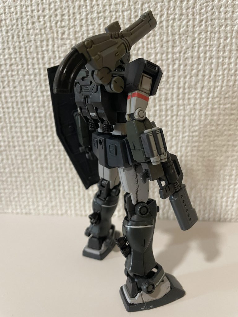 積んであるオリジン版のスナイパーカスタムと並べるべくオリーブカラーで塗装しました（スナイパーカスタムの制作時期は未定ですが‥）