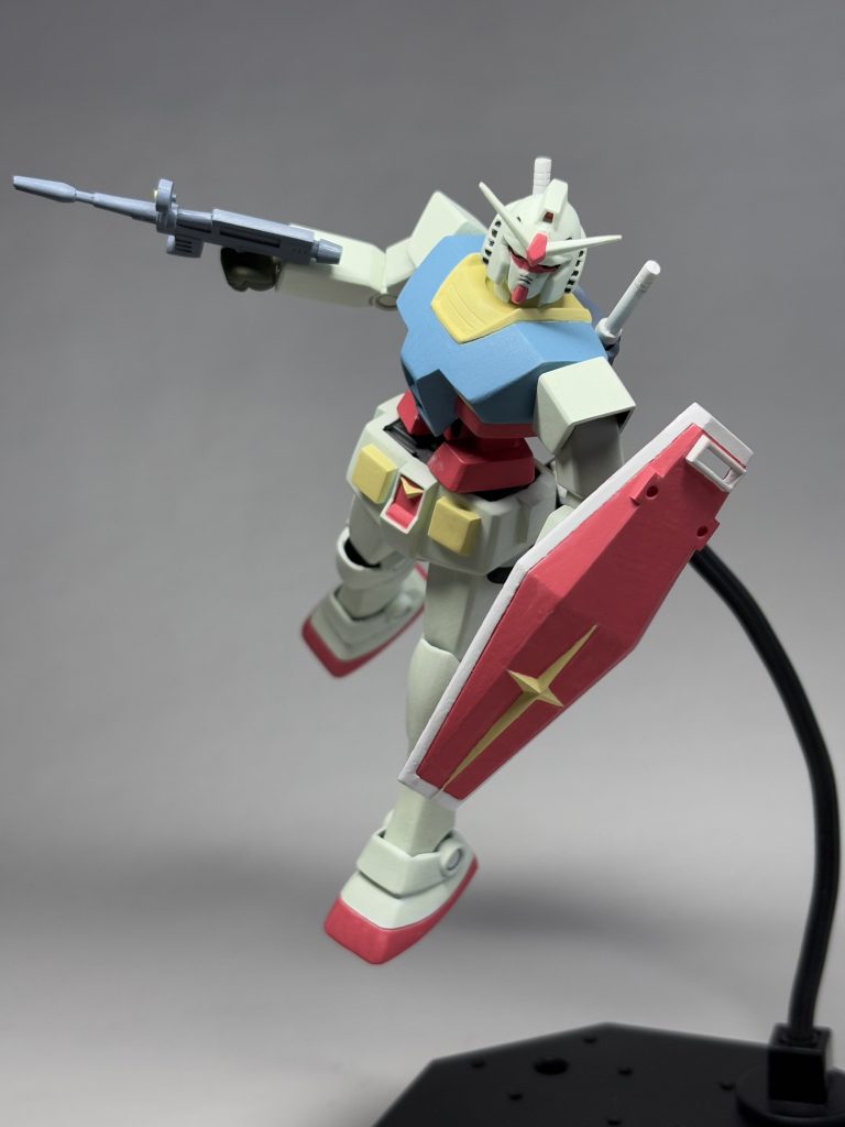 【完成】1/144 ガンダム(ベストメカコレクション)微改造 筆塗り全塗装