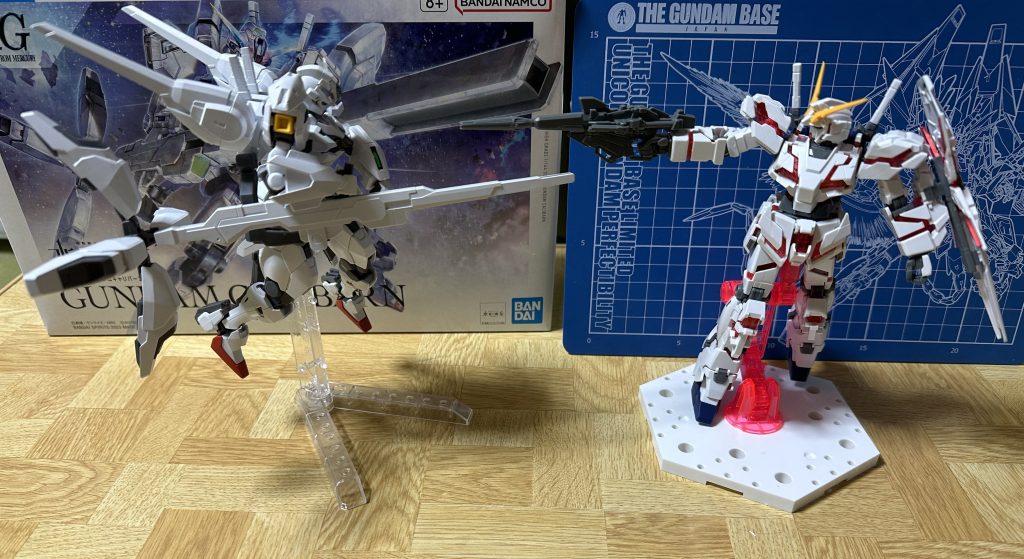 初作品のHGユニコーンと銃撃戦をしてみたり