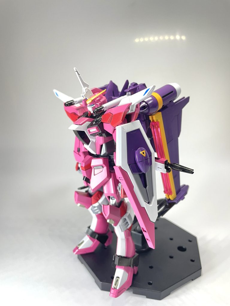 素立ち　斜めからウイングのビームエフェクトつけたままでした