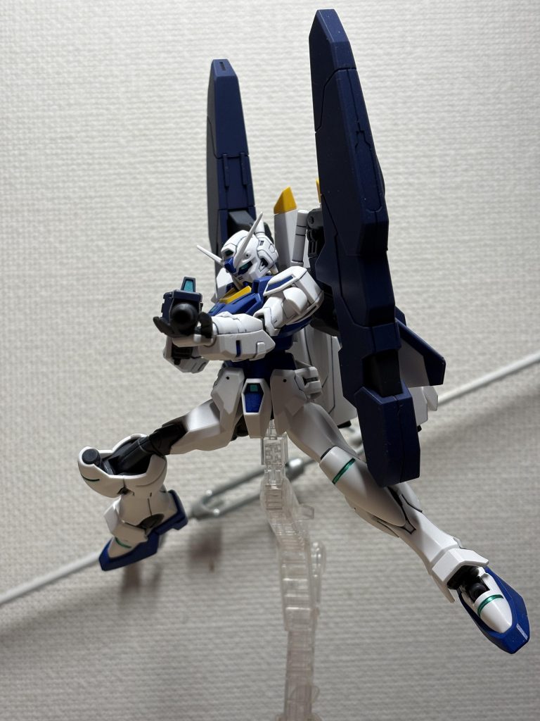 この手の長物ライフルを構えるのが困らなくなったのは、最近のキットは良いですよね!