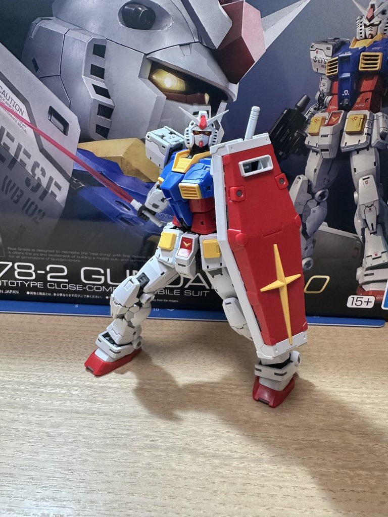 RGガンダム–3枚目/制作者：ガンプラ初心者の野良犬