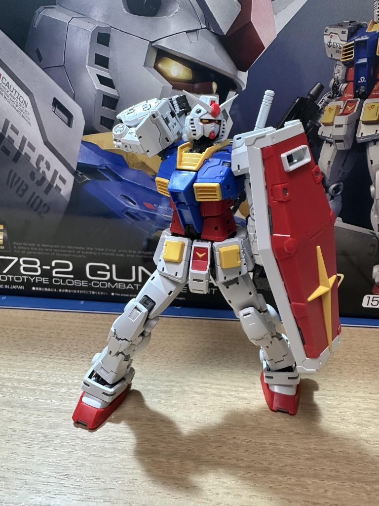 RGガンダム–2枚目/制作者：ガンプラ初心者の野良犬