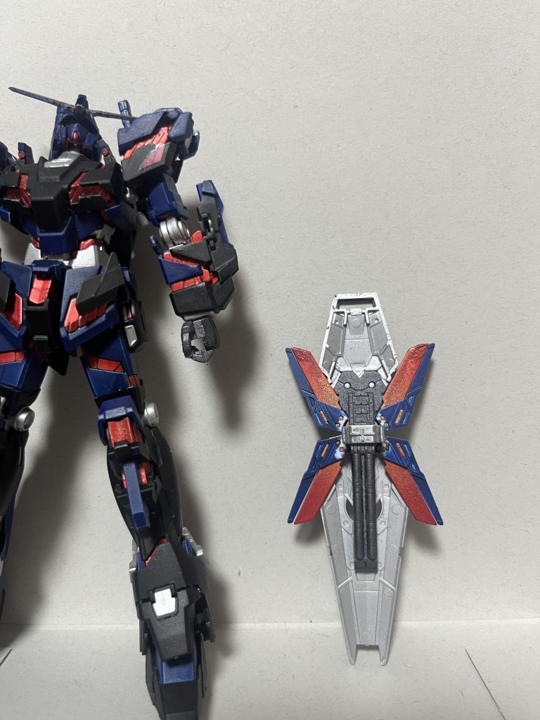 裏もちゃんと塗りました塗装剥げを発見したが見て見ぬふり