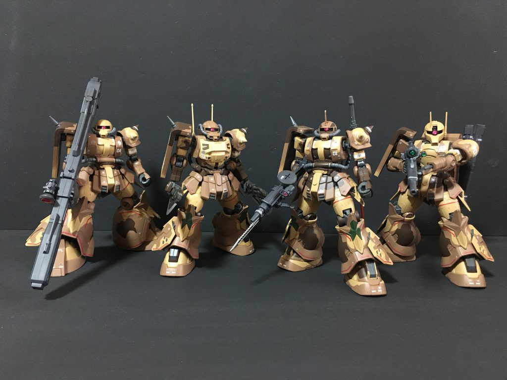 サザンクロス隊4機の集合ショットウォルド機(スナイパータイプ) https://gumpla.jp/hg/2198060エクバ機(指揮隊長機) https://gumpla.jp/hg/2198042サンホ機(近接戦闘型)https://gumpla.jp/hg/2214222セルマ機(重火力型)https://gumpla.jp/hg/2229999ご覧いただきありがとうございました。気にいっていただけたら いいね!👍をよろしくお願いします。