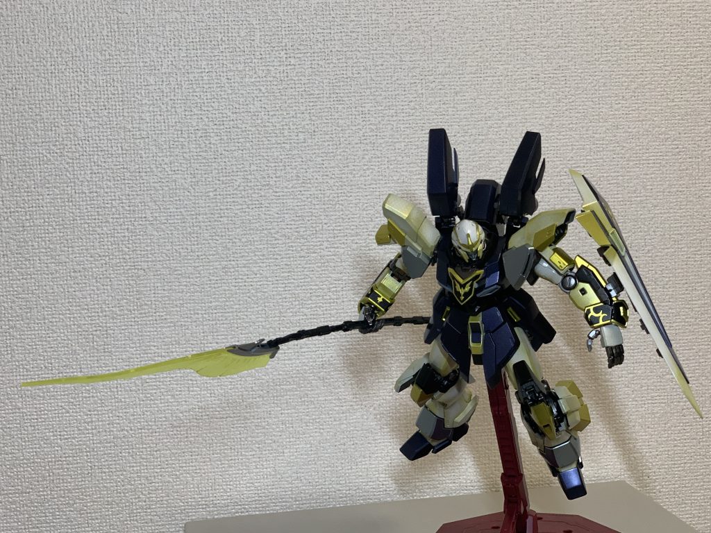 武器長すぎて入らない