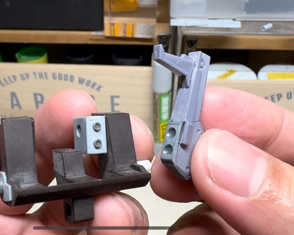 ビームピストルとバックパックの改造昔作った旧HGリックディアスで1番気になった部分なのでリベンジ出来て良かったです。