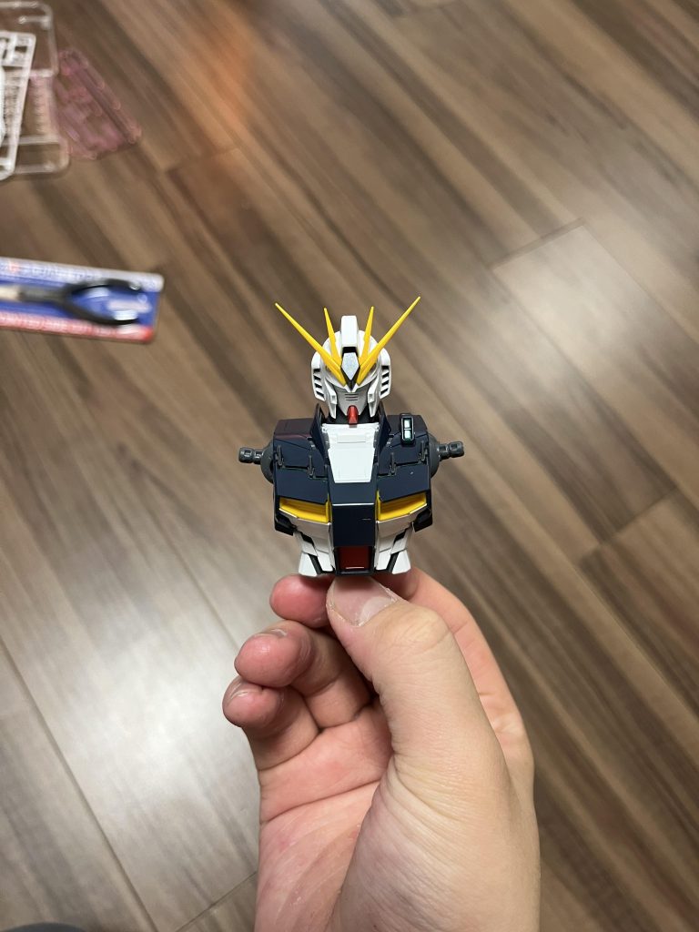 この時点でイケメン✩°｡⋆⸜(* ॑꒳ ॑*  )⸝腹部のサイコフレームの展開ギミックが一番のお気に入りです