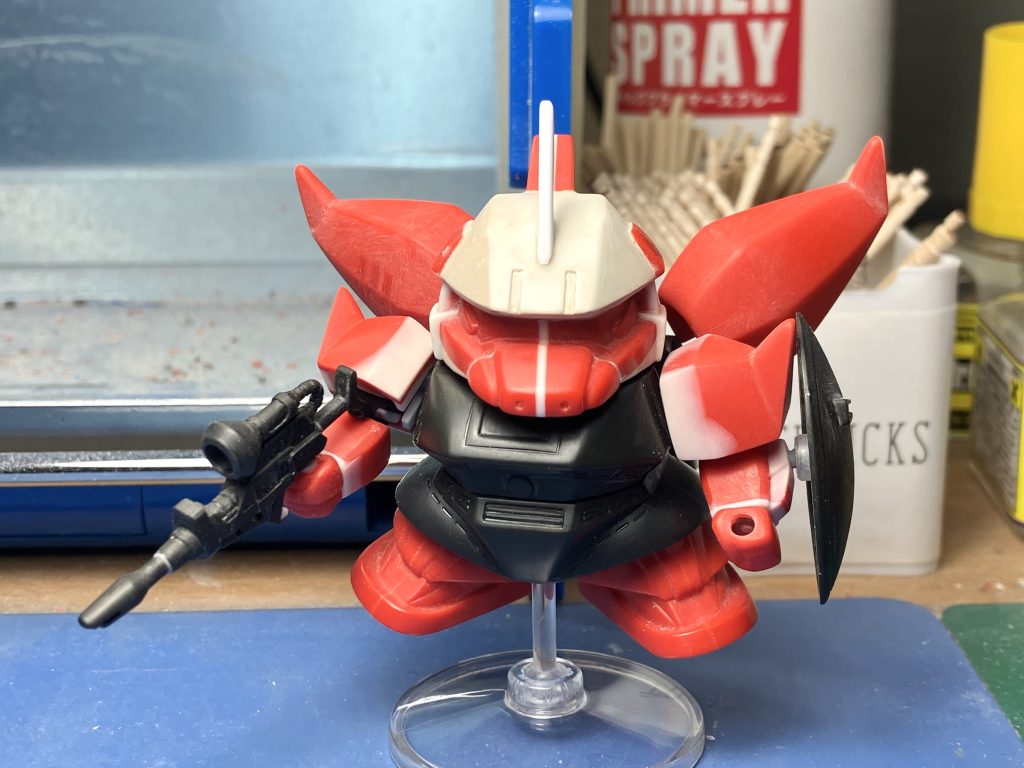 SD シャア専用ゲルググ–3枚目/制作者：芋カスタム