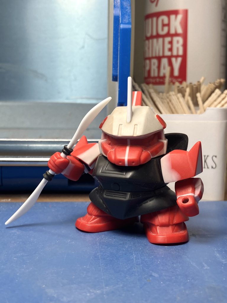 SD シャア専用ゲルググ–4枚目/制作者：芋カスタム