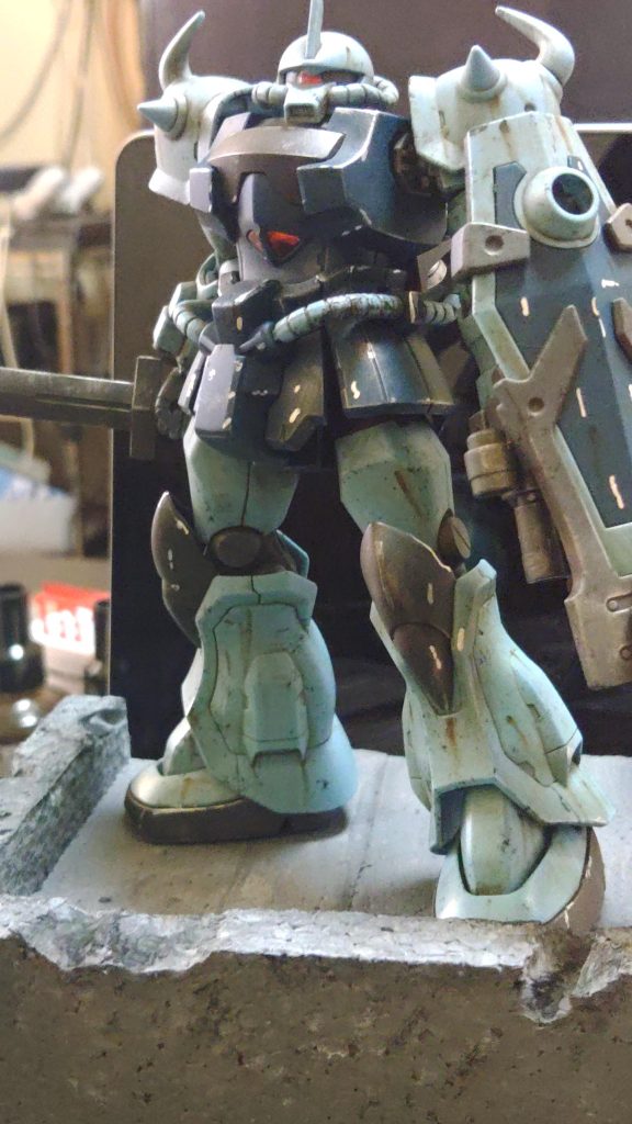 無塗装(成型色)でダメージ出るよう仕上げてます