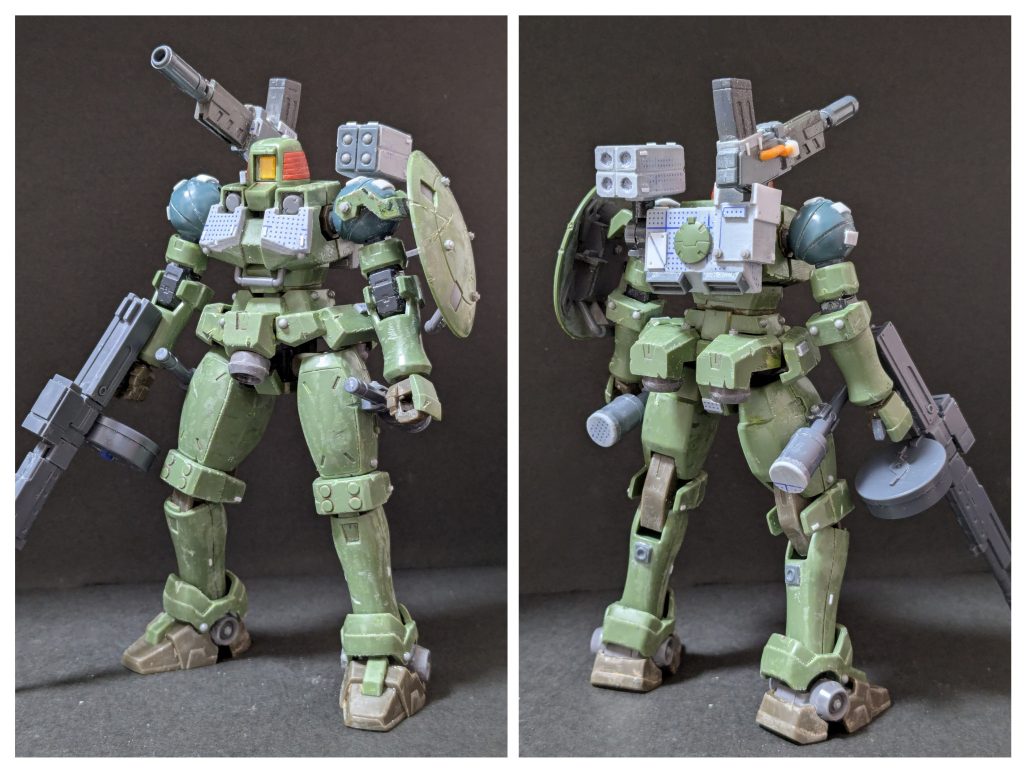 塗装前。パーツ取りされたリーオーが転がっていたので、ウイングコン参戦のためにサクッと作ってみました。ですので、改造より塗装に力を入れてみました。