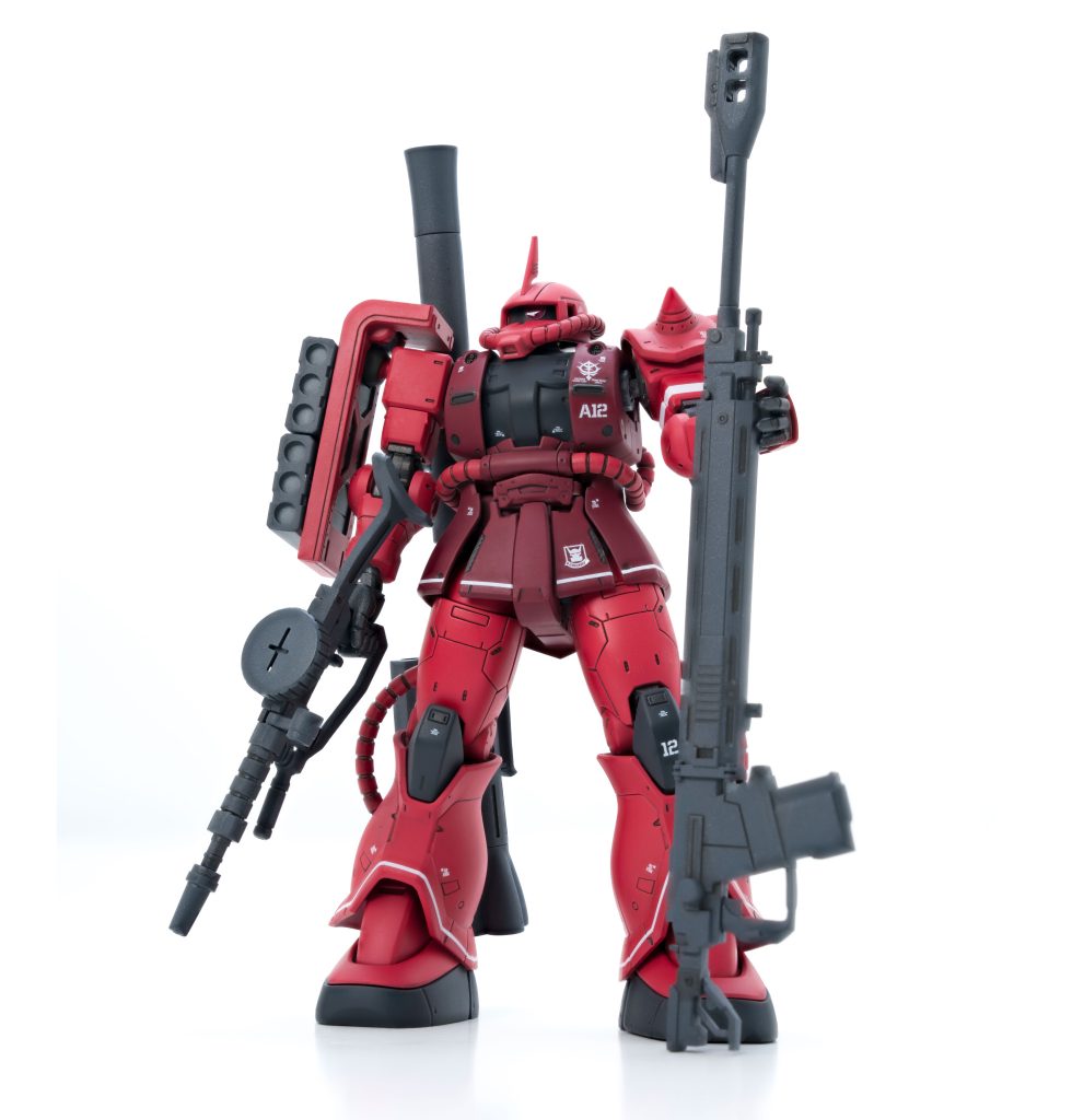 HG 1/144 シャア専用ザクII 赤い彗星Ver.–2枚目/制作者：Kimbaekgu