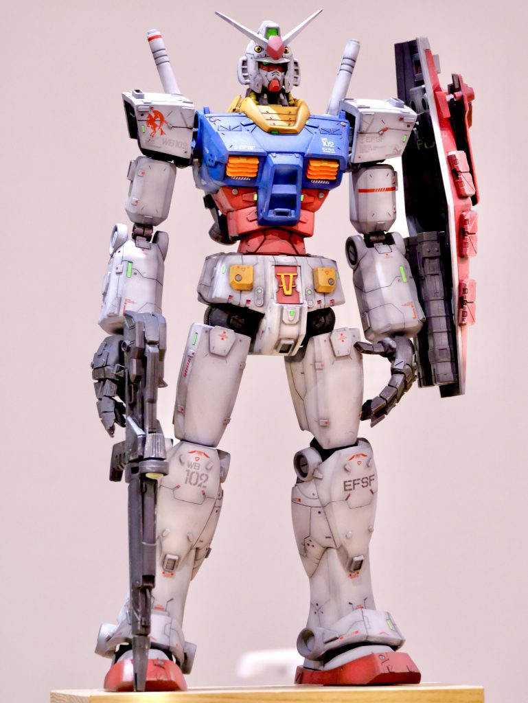 旧キット1/60　ガンダム–2枚目/制作者：材木屋の若旦那