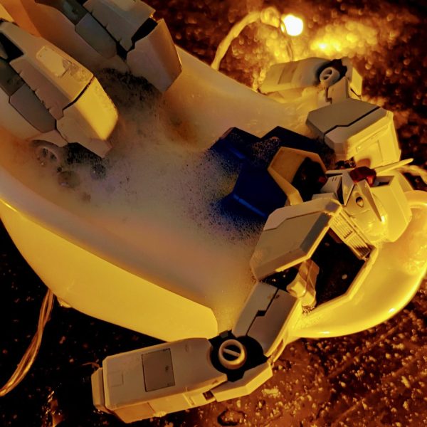 風呂に入るオジキ