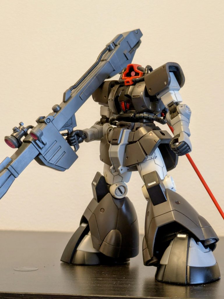 ヒョットコの汚し前段階。眼は付属のデカールを貼付け中。『眼、小っさ……💦』 ご覧頂き、ありがとうございました🙇