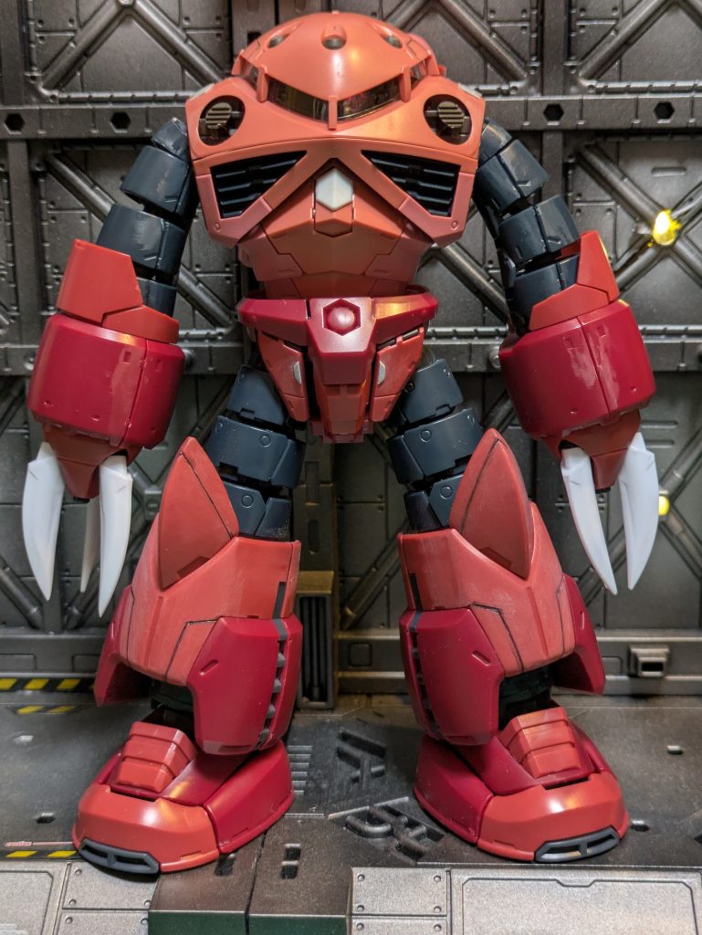 素組にスジボリ入れた段階。ここから塗装までの構想が楽しいですよね✨