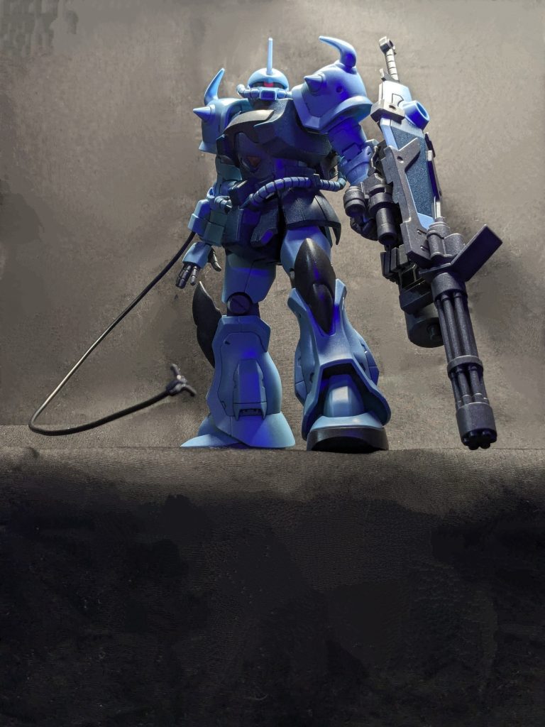 【動きのあるデジラマ完成】グフカスタム　復讐のレクイエム風–2枚目/制作者：んごー