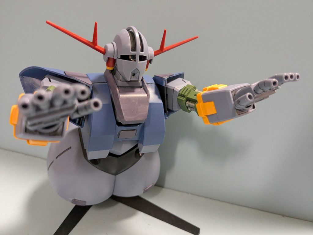 技術なんて無いに等しい自分ですが、やれることを尽くしたのでなかなか満足しています(*'ω'*)まぁ昔はジオングはそこまで好きじゃなかったけど、ガンダム戦記(PS3)の特典ムービーの動いているジオング見て超かっこよかったので印象が変わった記憶があります('ω')ノ