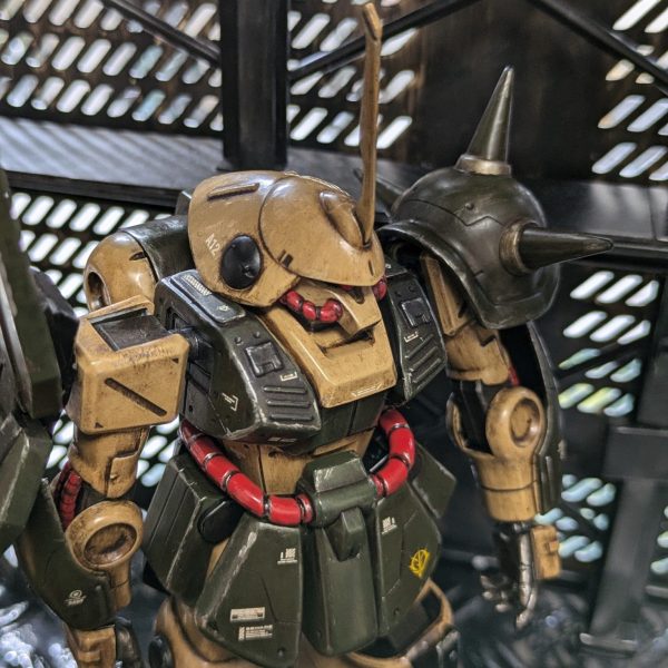 【ミリタリーカラーリング/リアルウザァリング全塗装！】 希少! HG マラサイ HGマラサイ筆塗り全塗装｜TKGさんのガンプラ作品｜GUNSTA