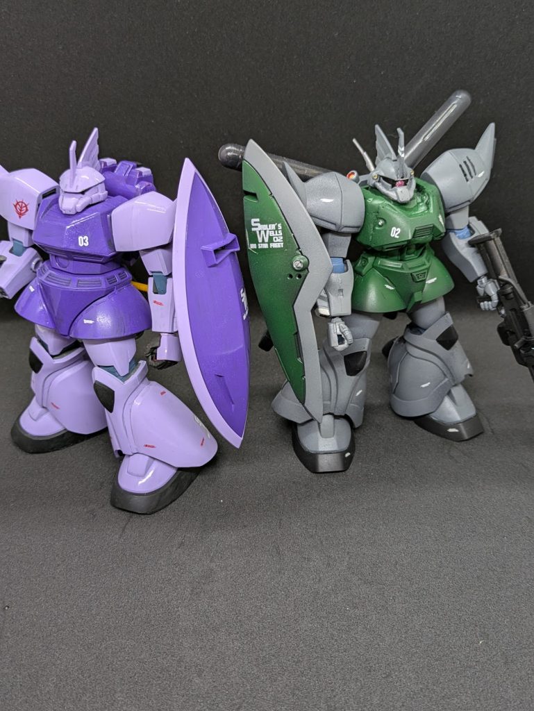 MS-14FS＆MS-14B（ソフィア中尉＆リンダ中尉専用ゲルググ）