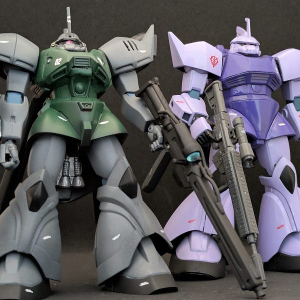 MS-14FS＆MS-14B（ソフィア中尉＆リンダ中尉専用ゲルググ）