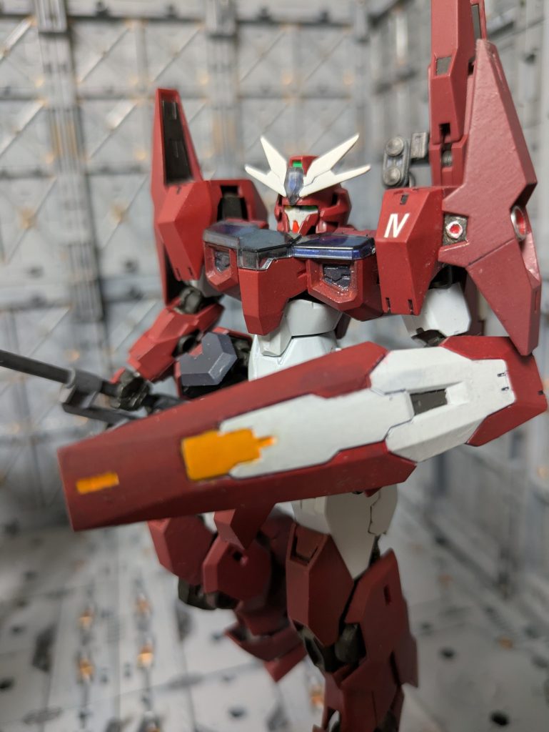 今作が4作品目でもあったので、左肩にⅣを。ルブリスソーンにGUND